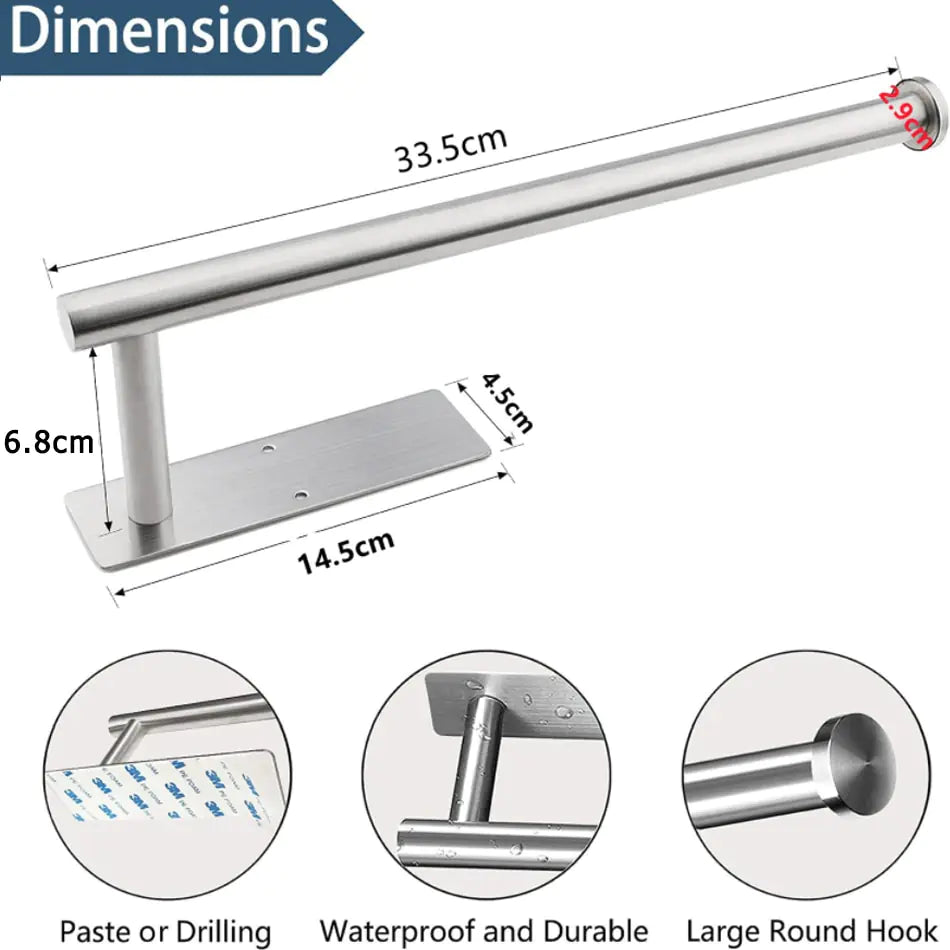 Stainless Steel Paper Towel Holder