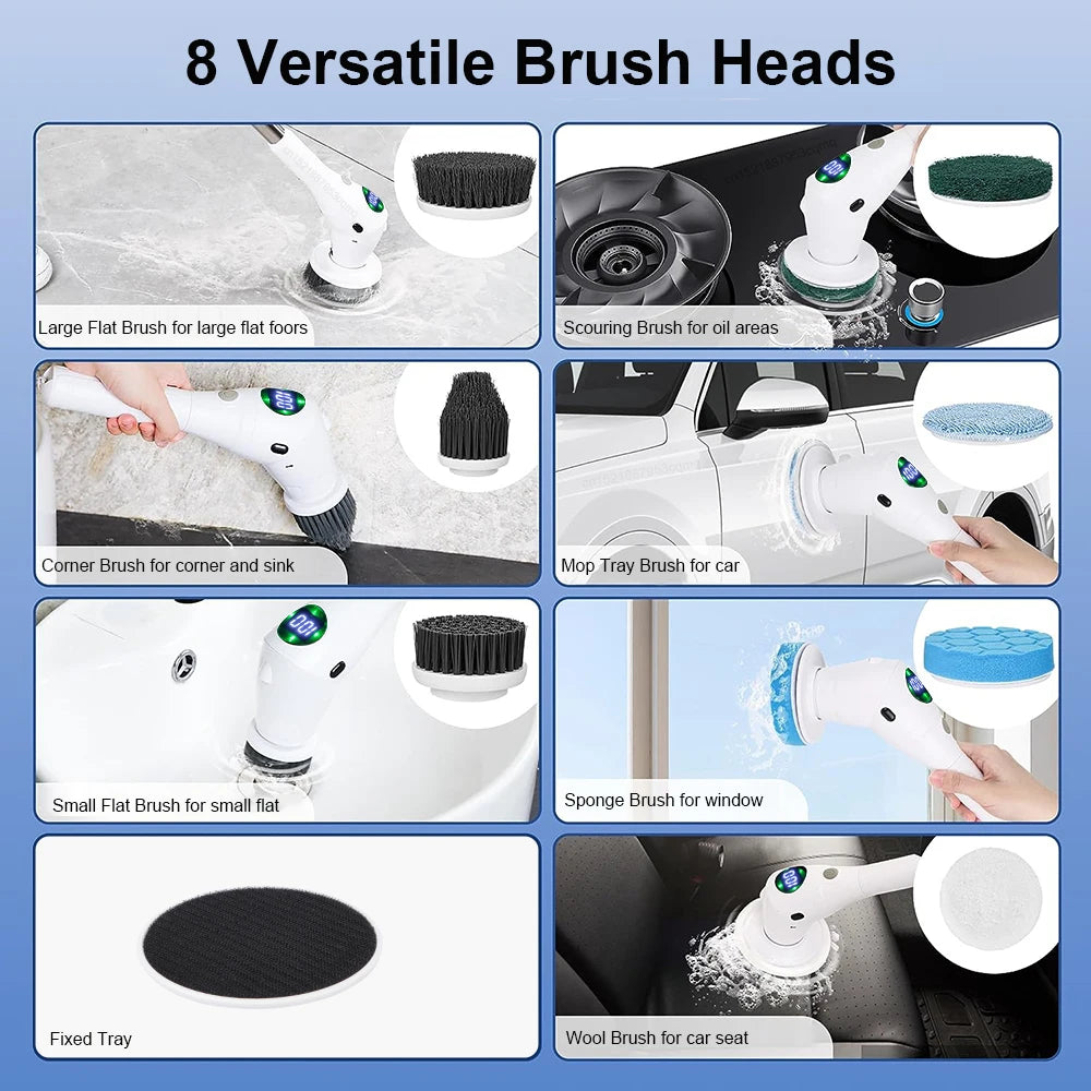 Electric Extended Cleaning Brush